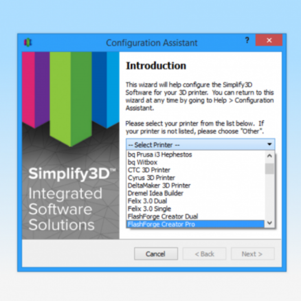 simplify 3d process settings