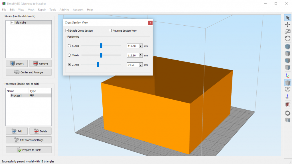 how to thicken model walls in simplify 3d